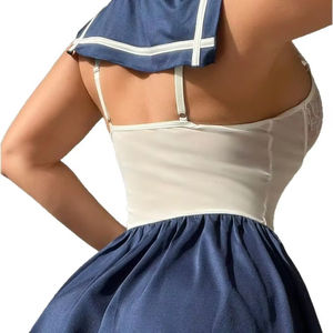 Sexy Cut Out <strong>Sailor</strong> Costume Kawaii School Girl Dress Lingerie Set Role Play Cosplay <strong>Outfit</strong> for <strong>Women</strong> Halloween Christmas Party - Product Image 4