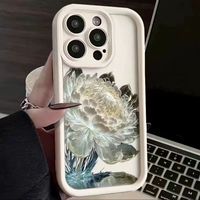 Coques de téléphone portable de luxe antichoc à motif floral en promotion pour iPhone 17 Air 16 15 Plus Pro Max 14 13 12 11 X XR – Housse de protection arrière