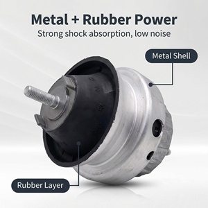 Support moteur XWD pour Audi A6 C6 2004-2011 OE 4F0199379/4F0199382 Caoutchouc + Métal - Product Image 5