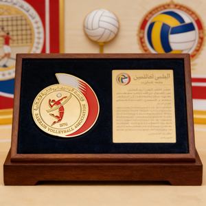 Monedas Deportivas Grandes de Aleación de Zinc Personalizadas de Fábrica, Monedas Metálicas Personalizadas con Impresión Múltiple para Eventos y Premios - Product Image 1