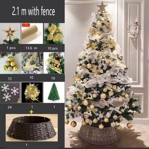 Árbol de Navidad Artificial con Luces Preinstaladas, Decoración de Malla de PVC para Centros Comerciales, Jardines, Fiestas y Restaurantes - Product Image 4