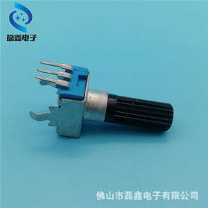 Potenciómetro Rotatorio de 9mm, de Una Sola Vía, B1K-B1M, con Perilla Moleteada para Control de Volumen y Velocidad - Product Image 4