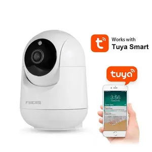 Gute Qualität Kerui 3MP Sicherheit IP-Kamera Tuya Kamera Baby phone Indoor Wireless 360-Grad-WLAN-Netzwerkkamera