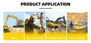 מיני מחפר חדש למכירה רב תכליתי 22 טון 37 טון ציוד בנייה גדול מחפר - Product Image 4