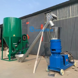 Giá rẻ 800-1000 kg/giờ gia cầm Thức ăn viên Máy làm thức ăn chăn nuôi Máy chế biến thức ăn chăn nuôi gà dây chuyền sản xuất - Product Image 1