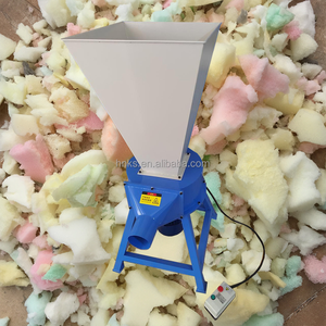 Machine de découpe et de broyage verticale pour éponges usagées, déchets de mousse, matériaux PE, vêtements, latex et éponges à mémoire de forme - Product Image 2