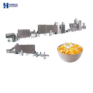 Tự Động Công Nghiệp Ăn Sáng Ngũ cốc Snack Chế Biến Thực Phẩm Làm Máy Sắc Nét Ngô Mảnh Hạt Sản Phẩm Làm Máy