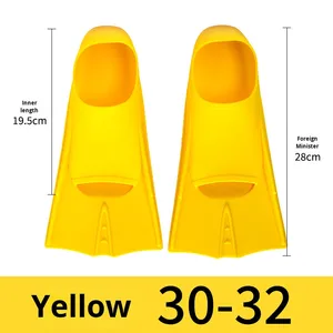 Waspo F635, aletas de natación de <span class=keywords><strong>mariposa</strong></span> cortas antideslizantes de goma de silicona para entrenamiento de estilo libre, equipo de buceo para hombres - Product Image 3