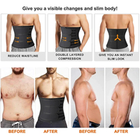 Ceinture Minceur Gainante Femme Homme pour Perte de Poids, Gaine Amincissante de Sudation pour Sport et Ventre, Corset Sculptant