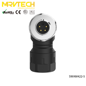 Conector de Cable Circular Flexible Óptico de Montaje en Campo de Ángulo Recto Marvtech - Product Image 3