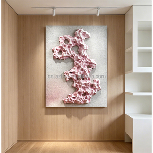 Arte Mural Moderno en 3D con Textura de Coral, Escultura Abstracta en Relieve, Pintura para Decoración de Hogares y Hoteles de Lujo JZ-234 JZ-234 JZ-234 - Product Image 2