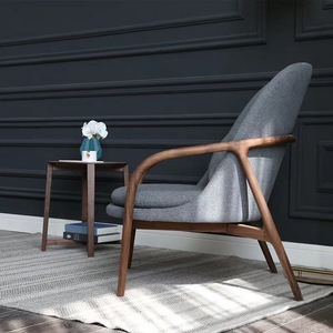 Poltrona Ergonomica Singola in Legno, Design Moderno <span class=keywords><strong>e</strong></span> Minimalista di Alta Gamma per Arredamento Casa <span class=keywords><strong>e</strong></span> Ufficio - Product Image 5