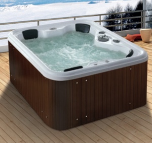 Nhà máy Trung Quốc bán hàng trực tiếp sang trọng cho massage bồn tắm Spa cho gia đình của 4 biệt thự ngoài trời Whirlpool Bath bồn tắm - Product Image 2