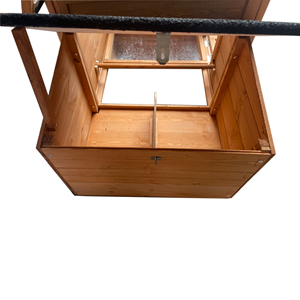 XPT023 Backyard için doğal renk ahşap evcil hayvan kafesi tavuk kümesi kümes hayvanları güvercinler veya küçük hayvanlar için çalıştırın - Product Image 6