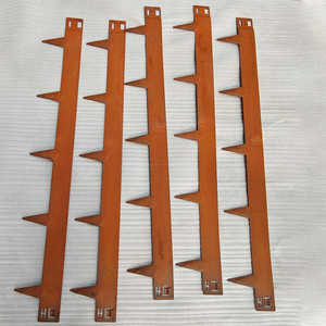 Bordure de jardin en acier Corten haute résistance Sunsbuild, bordure paysagère en métal robuste pour jardin et allée - Product Image 4