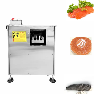 Machine à fileter le poisson Oblique automatique noire commerciale petite trancheuse de poisson frais coupe-poisson <span class=keywords><strong>mariné</strong></span> pour un usage commercial domestique - Product Image 1