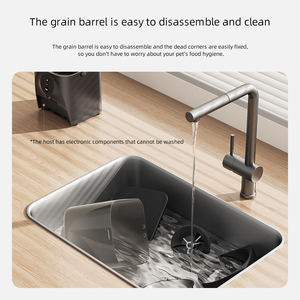 새로운 스마트 컨트롤 4L 대용량 자동 원격 와이파이 펫 피더 마이크로칩 비디오 보기 개 사료 그릇 - Product Image 6