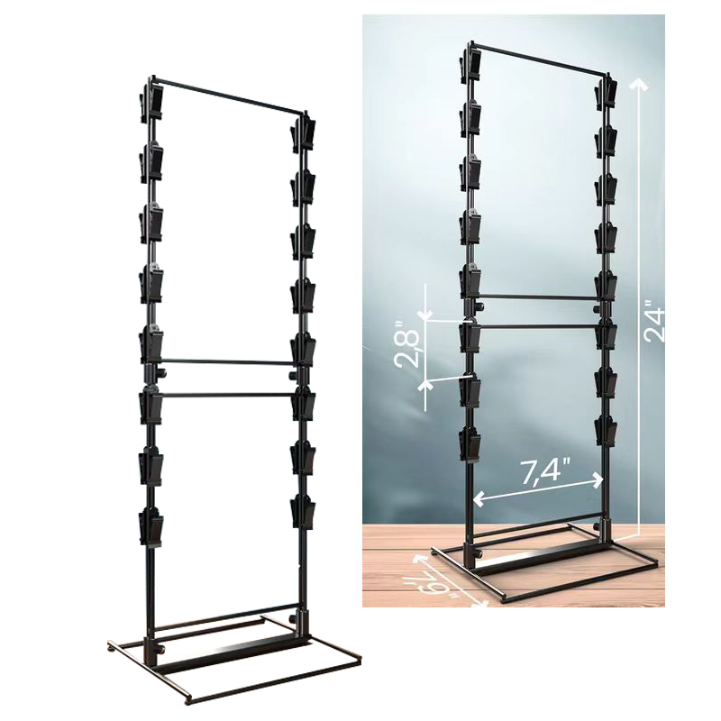 Apache Factory Customized Light-Duty Metal Clip Display Racks High Quality Store Equipment for Store Display — view 3