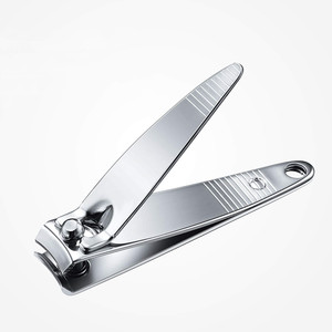 Stainless Steel Nail Clippers 12.5 Mm Jaw Opening Durable Flat Shape For Nail Care Tools - Product Image 1