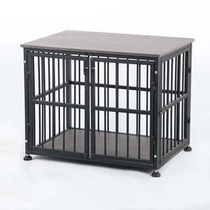 Çok Kapılı Lüks Modern Tasarım Ahşap Kalın Köpek Kafesi Ev İçi Evcil Hayvan Kafesi Dört Mevsim Evrensel Oturma Odası Köpek Kulübesi - Product Image 1