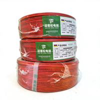 Câble en cuivre isolé XLPE rigide pour mise à la terre, usage industriel, construction, voie ferrée, centrale électrique NH-BV 1*6 450V/750V résistant à la chaleur