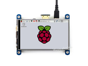 Écran tactile résistif Waveshare de 4 pouces pour Raspberry Pi, interface IPS, moniteur d'ordinateur K827 - Product Image 2