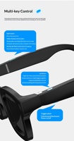 Lunettes de réalité augmentée intelligentes G300C avec reconnaissance d'image IA, traduction et fonctions d'enregistrement – Casque VR sans fil