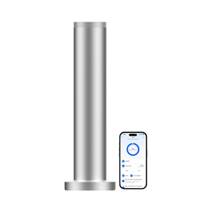 Silver Metal Tower Scent Diffuser APP Smart Control Standing Aroma Machine for Hotel Homestay Office Fragrance Machine - Product Image 1