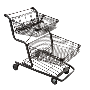 รถเข็นช้อปปิ้งซูเปอร์มาร์เก็ตรถเข็นรถเข็นทำจากโลหะ PP อลูมิเนียมกันน้ำทนทาน - Product Image 1