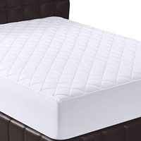 Housse pour matelas matelassé en bambou, couvre-lit imperméable, éponge