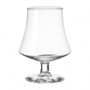 Verre à whisky/brandy classique avec poignée, pied court, large coupelle, en verre cristallin, pour hôtel, bar, usage domestique - Product Image 1