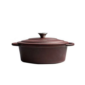 Casseroles ovales en <span class=keywords><strong>fonte</strong></span> d'émail de mode d'approvisionnement d'usine - Product Image 5