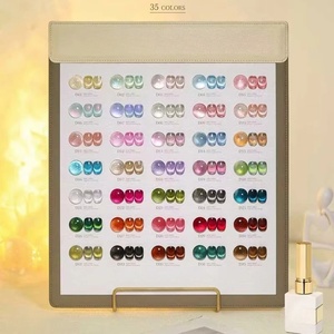 9D Cat Eye <b>Gel</b> Polish <b>Set</b> With Color Card Magnetic <b>Gel</b> <b>Nail</b> <b>Set</b> Luxury Soak Off UV LED <b>Nail</b> Vernis Semi Permanent 15ml - Product Image 2