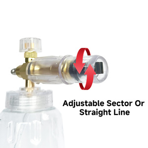 Lance à mousse en plastique entièrement transparente 1L, haute pression 8MPa, pour pompes à eau, <span class=keywords><strong>lave</strong></span>-auto, pistolet à mousse, canon à mousse - Product Image 3