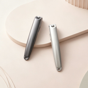 Cortauñas de aleación de zinc y aluminio engrosado, cortauñas de mango largo con rotación de 360 grados, cortauñas para pedicura de adultos. - Product Image 2