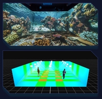 Equipo de Proyección Flyin 4K H.265/AV1 Multifunción, Servidor Convergente Distribuido, Edge Fusion Dome, Mapeo 3D, Sala Inmersiva