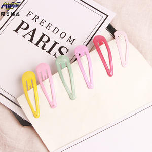 Cross-Border Hot-Selling Korean New Fine Powder BB Oil Drop Glitter Children's One-Word Bangs Clip Accessoires pour cheveux - Product Image 3