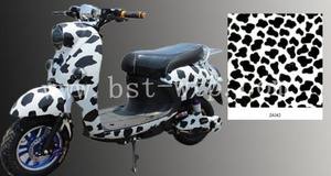 FILM TRANSFER air Hidrografi, HYDRODIPPING HYDRO DIP tengkorak hitam lebar 50cm untuk dekorasi ATV - Product Image 5