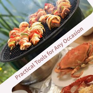 Casseurs de homards et crabes portables en acier inoxydable et outils de cuisine robustes, compatibles lave-vaisselle, pour la préparation des fruits de mer - Product Image 5