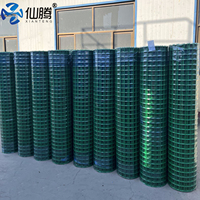 Grillage soudé enduit PVC Eurofence Holland, clôture de jardin verte pour ferme, volailles, poulailler, rouleau de grillage hollandais