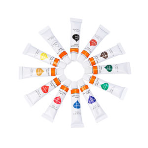 <span class=keywords><strong>Cours</strong></span> de peinture acrylique et ensemble de peinture acrylique 12ml 12 couleurs - Product Image 3