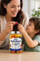 OEM/ODM Multivitamin Gummies untuk Dewasa & Remaja dengan Mineral untuk Meningkatkan Kepadatan Tulang dan Mendukung Sistem Kekebalan Tubuh