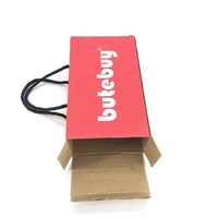 Boîte magnétique pliable personnalisée avec logo sur ruban, fabriquée en usine, boîte extérieure en papier, logo en estampage à chaud CMYK