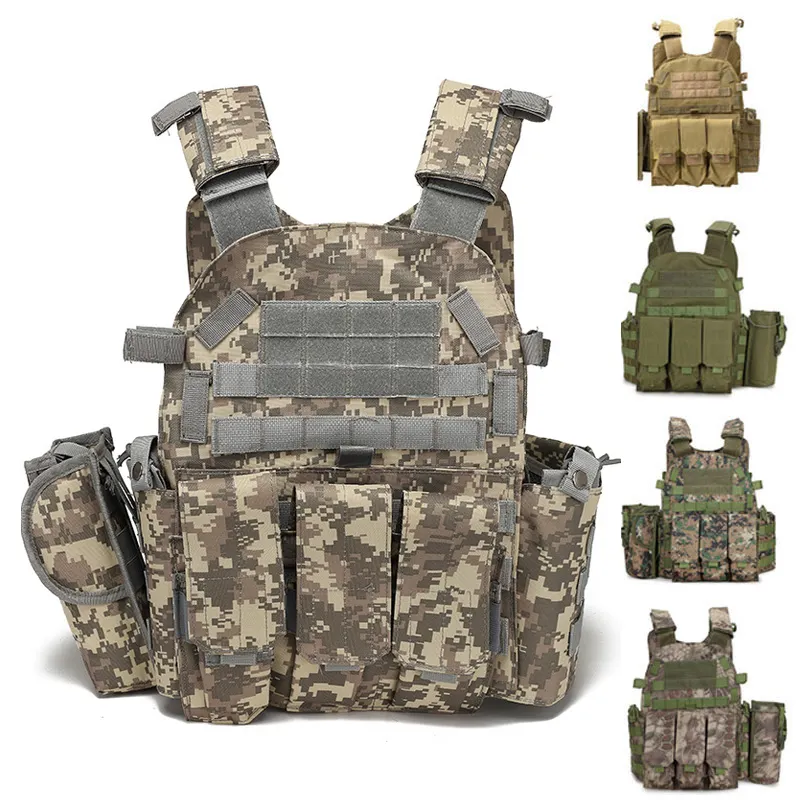 Details about   Military Tactical Vest Multi-functional Protection Vest Army Training Vest U7B9 