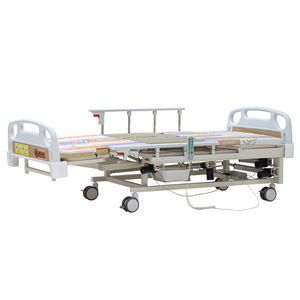 Lit médical pour personnes âgées à prix compétitif, lit électrique manuel pour hôpital, soins à domicile, lit <span class=keywords><strong>de</strong></span> soins infirmiers avec toilette - Product Image 5