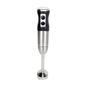 Licuadora <span class=keywords><strong>de</strong></span> inmersión 4 en 1 eléctrica 300W Control <span class=keywords><strong>de</strong></span> velocidad del motor resistente Modo Turbo Handheld Acero inoxidable Stick Bowl-Lift Design - Product Image 1