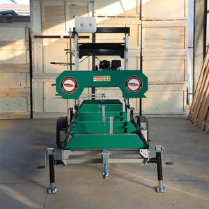 Motor de gasolina de 9HP, <span class=keywords><strong>aserradero</strong></span> portátil de banda Horizontal, motosierra de troncos, <span class=keywords><strong>aserradero</strong></span> portátil, <span class=keywords><strong>aserradero</strong></span> móvil con remolque - Product Image 3