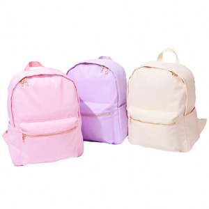 Sac à dos coréen tendance en cuir PU pour filles avec fermeture éclair et doublure en polyester pour un usage quotidien - Product Image 1