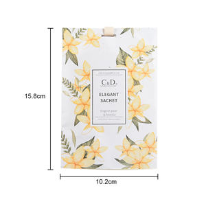 Sachets répulsifs contre les mites marines, diffuseur d'air frais pour voiture, sachets en papier parfumés, sachets parfumés pour désodorisants de placard - Product Image 6