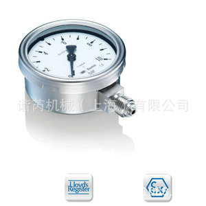 เกจวัดความดัน Baumer MEX3 MEM3 10 บาร์ แบบท่อบูร์ดอน เครื่องมือวัดความแม่นยำสูง - Product Image 2